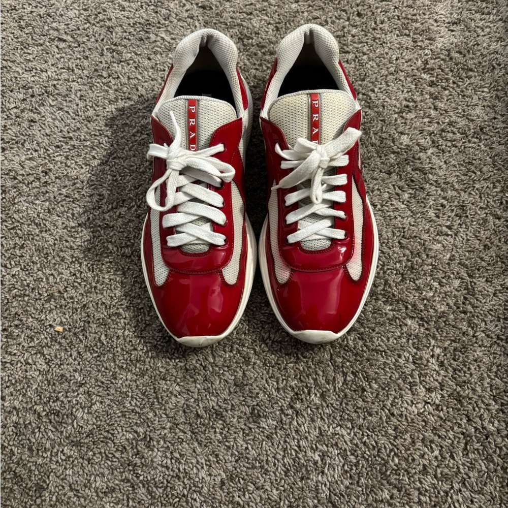 Prada America cup red and white